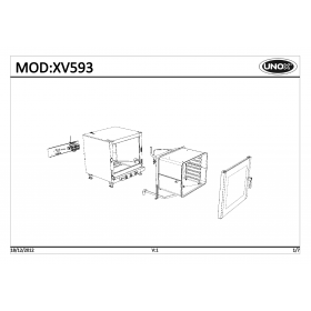 Деталировка Пароконвектомат электр. Unox XV593-0D11