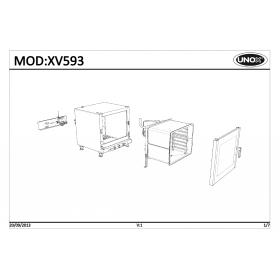 Деталировка Пароконвектомат электр. Unox XV593-0D13