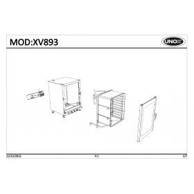 Деталировка Пароконвектомат электр. Unox XV893-0D11