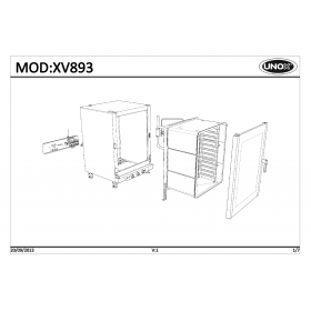 Деталировка Пароконвектомат электр. Unox XV893-0D13