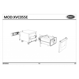 Деталировка Пароконвектомат электр. Unox XVC055E-0D00