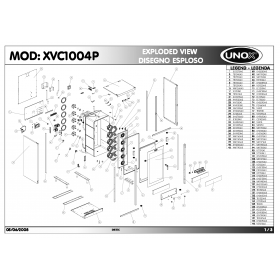 Деталировка Пароконвектомат электр. Unox XVC1004P 200806-