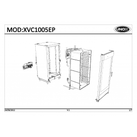 Деталировка Пароконвектомат электр. Unox XVC1005EP-0D00