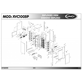 Деталировка Пароконвектомат электр. Unox XVC1005P 201006-