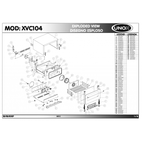 Деталировка Пароконвектомат электр. Unox XVC104 200702-