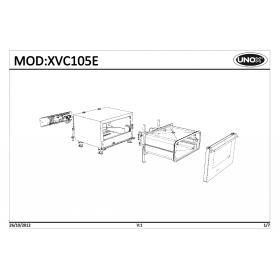 Деталировка Пароконвектомат электр. Unox XVC105E-0D00
