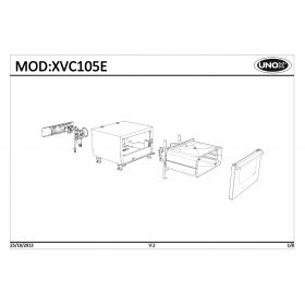 Деталировка Пароконвектомат электр. Unox XVC105E-0D01