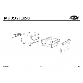 Деталировка Пароконвектомат электр. Unox XVC105EP-0D00