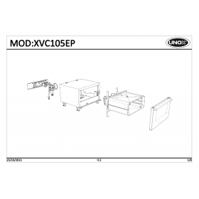 Деталировка Пароконвектомат электр. Unox XVC105EP-0D01