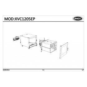 Деталировка Пароконвектомат электр. Unox XVC1205EP-0D00