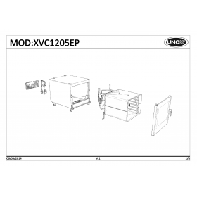 Деталировка Пароконвектомат электр. Unox XVC1205EP-0D04