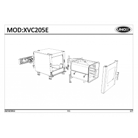 Деталировка Пароконвектомат электр. Unox XVC205E-0D00