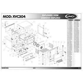 Деталировка Пароконвектомат электр. Unox XVC304 200805-