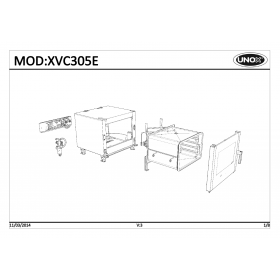 Деталировка Пароконвектомат электр. Unox XVC305E-0D02