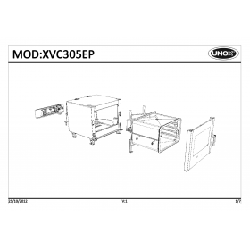 Деталировка Пароконвектомат электр. Unox XVC305EP-0D00