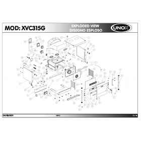 Деталировка Пароконвектомат газ. Unox XVC315G 201105-