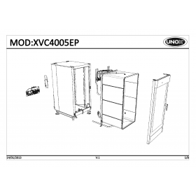 Деталировка Пароконвектомат электр. Unox XVC4005EP-0D02