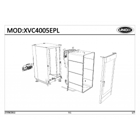 Деталировка Пароконвектомат электр. Unox XVC4005EPL-0D00