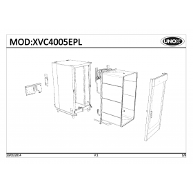 Деталировка Пароконвектомат электр. Unox XVC4005EPL-0D02