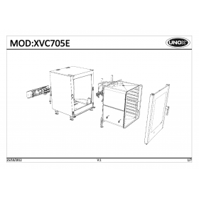 Деталировка Пароконвектомат электр. Unox XVC705E-0D00