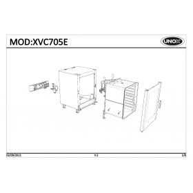 Деталировка Пароконвектомат электр. Unox XVC705E-0D01