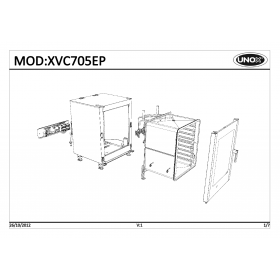 Деталировка Пароконвектомат электр. Unox XVC705EP-0D00