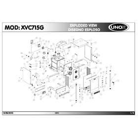 Деталировка Пароконвектомат газ. Unox XVC715G 201005-