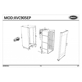 Деталировка Пароконвектомат электр. Unox XVC905EP-0D00