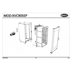 Деталировка Пароконвектомат электр. Unox XVC905EP-0D01