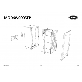 Деталировка Пароконвектомат электр. Unox XVC905EP-0D02