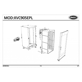 Деталировка Пароконвектомат электр. Unox XVC905EPL-0D00