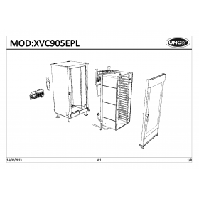 Деталировка Пароконвектомат электр. Unox XVC905EPL-0D01