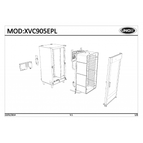 Деталировка Пароконвектомат электр. Unox XVC905EPL-0D02