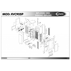 Деталировка Пароконвектомат электр. Unox XVC905P 201009-