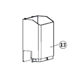 Кожух желоба для кофеварки Hurakan ME-717-10110