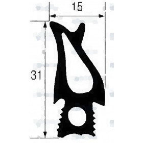 Уплотнение двери Rational 5105.1021р