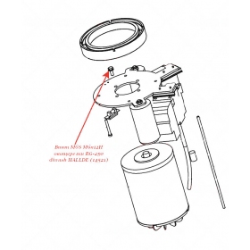 ВИНТ, M6S M6X12H для овощерезки Hallde