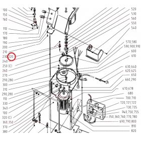 ВИНТ, M6F M10X30 A2 70 для овощерезки Hallde