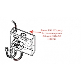 ВИНТ, FSS ST2,9X13 A2 70 для овощерезки Hallde