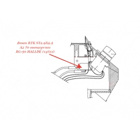 ВИНТ, RTK ST2.9X9.5 A2 70 для овощерезки Hallde