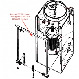 ВИНТ, RTK ST3,5X9,5 для овощерезки Hallde