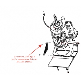 ДВИГАТЕЛЬ, 220-240 1 50/60 для овощерезки Hallde