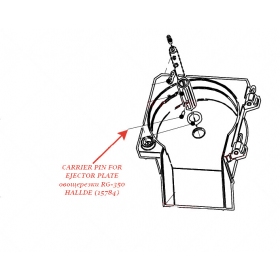 CARRIER PIN FOR EJECTOR PLATE для овощерезки Hallde