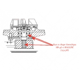 ВАЛ В СБОРЕ для блендера Hallde