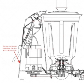 КОРПУС МАШИНЫ для блендера Hallde