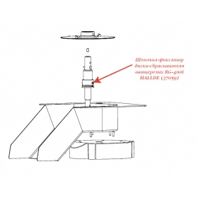 Штифт для диска сбрасывателя для овощерезки Hallde