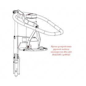 РУЧКА УСТРОЙСТВА РУЧНОЙ ПОДАЧИ для овощерезки Hallde