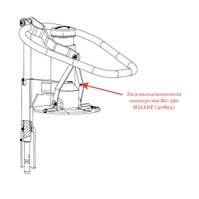 ТЯГА ВЫТАЛКИВАТЕЛЯ для овощерезки Hallde