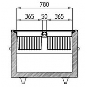 Профиль (2 планки с кронштейном) для Framec VT 250