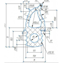 Уплотнитель 0C1477, Electrolux / Zanussi для FCZ101, AOS101 РФ 900268 PT00001213 Аналог РФ